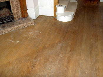 Wood floor stripping in Buckhurst Hill, Essex. We sanded and stripped this existing oak wood flooring..